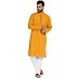 Designer kurta with Mandarin collar- Mustard Designer kurta with Mandarin collar- Mustard